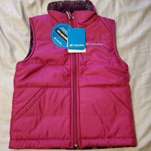NWT Columbia reversible vest, Youth XS
